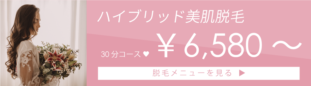 ハイブリッド脱毛のメニューページへ